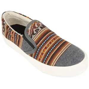 Peruvian Fabric London Sky Slip On Shoe