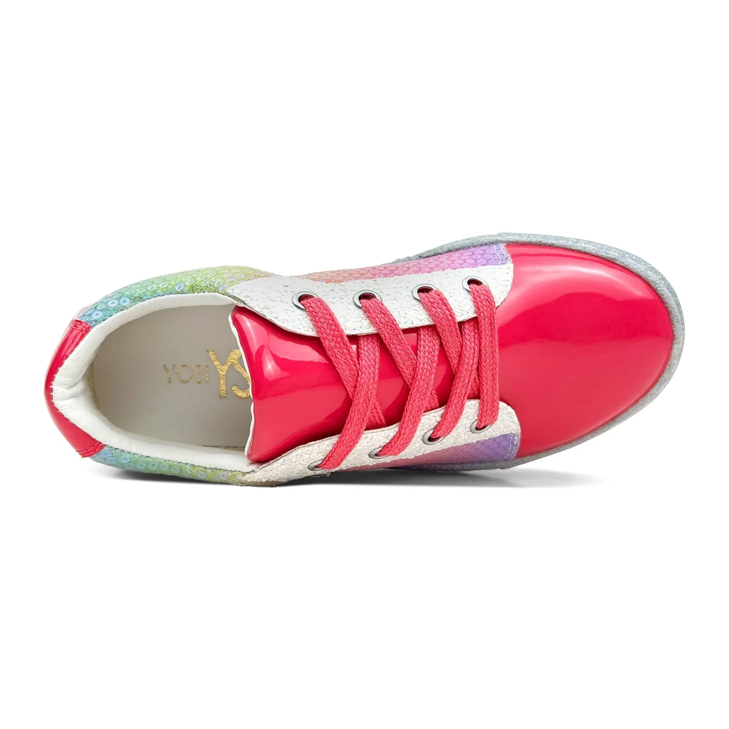 PINK SEQUIN SNEAKER