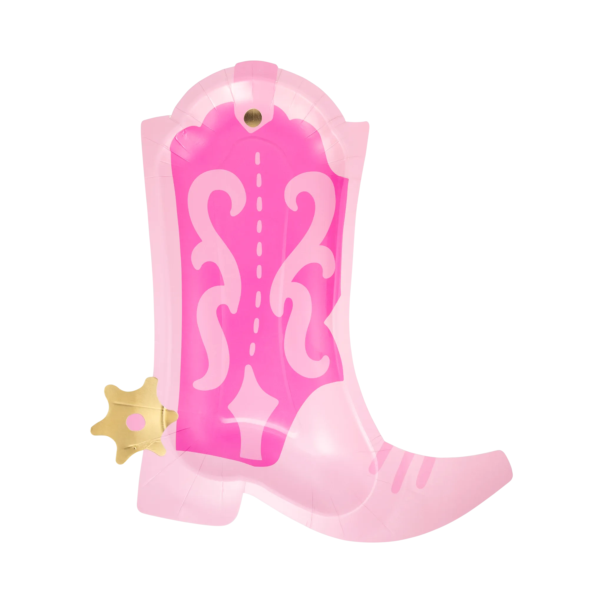 PLDSC40 - Cowgirl Pink Boot Shaped Plate