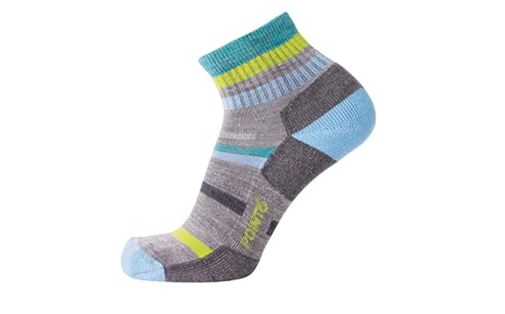 Point6 Merino Hiking Mixed Stripe Light Mini Crew Socks