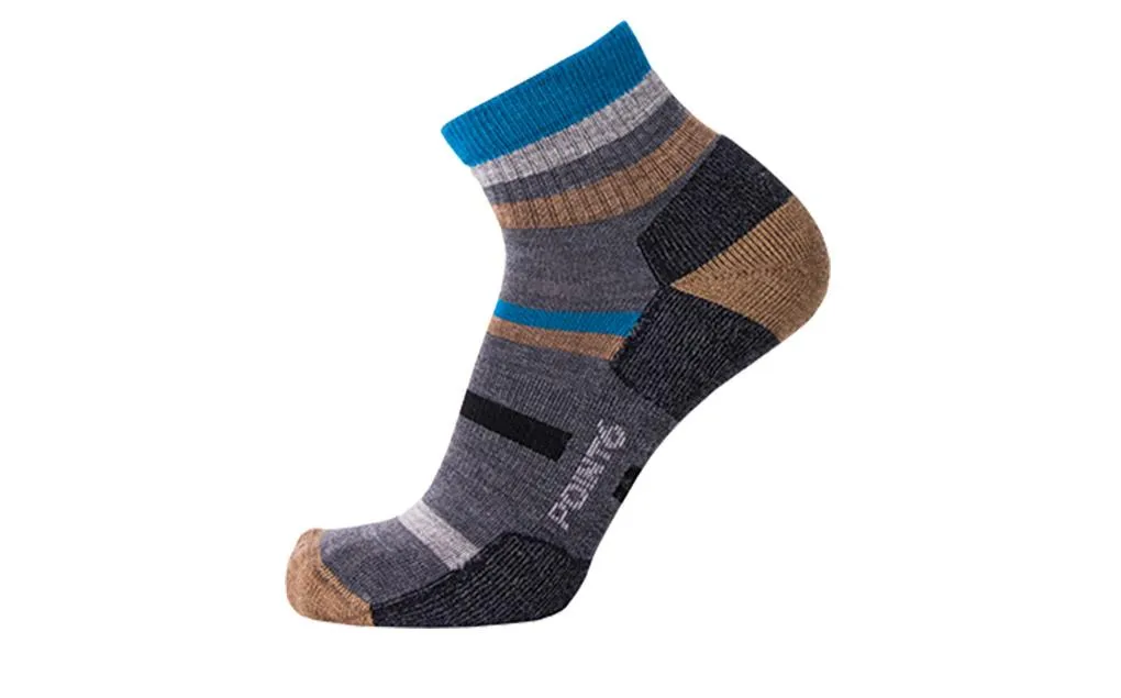 Point6 Merino Hiking Mixed Stripe Light Mini Crew Socks