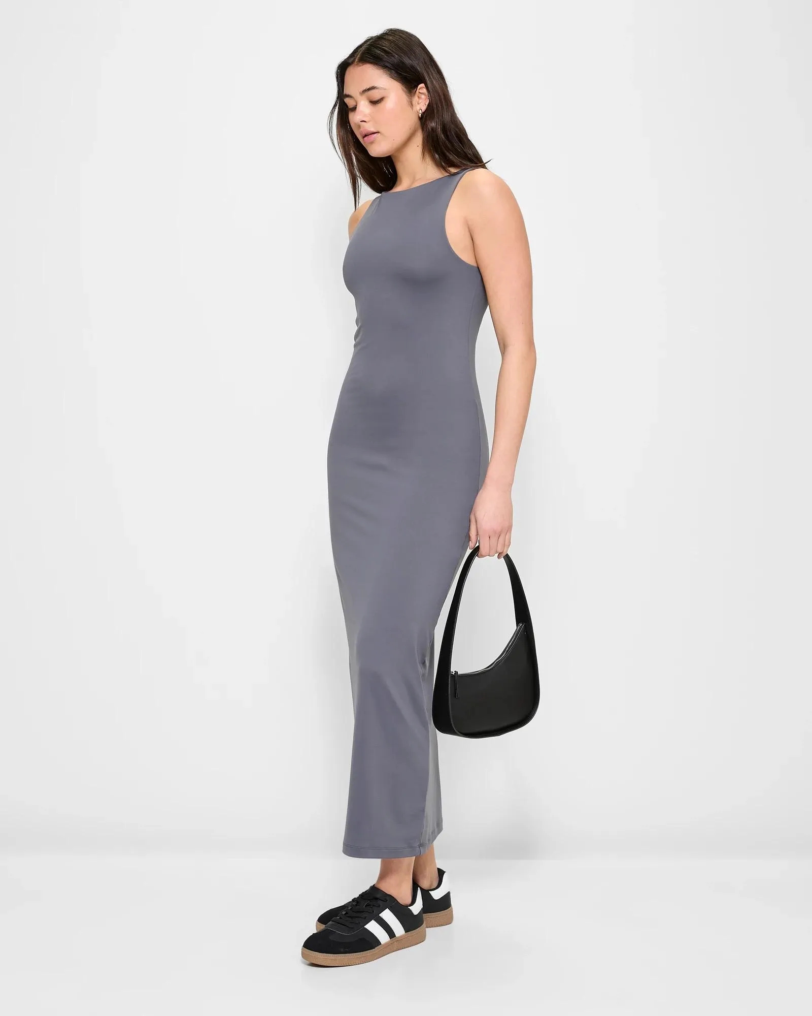 popular  Body Boat Neck Midi Dress - Lily Loves - Anchor