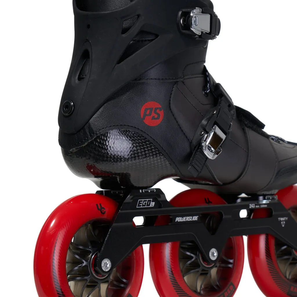 Powerslide Arise SL Black Complete Inline Skates - Size 43 Only - Super Sale