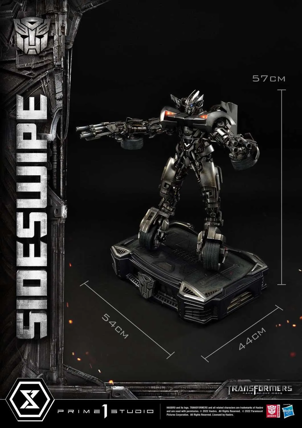 PRE-ORDER: Prime 1 Studio Museum Masterline Transformers: Dark of the Moon (Film) Sideswipe DX Bonus Version Statue