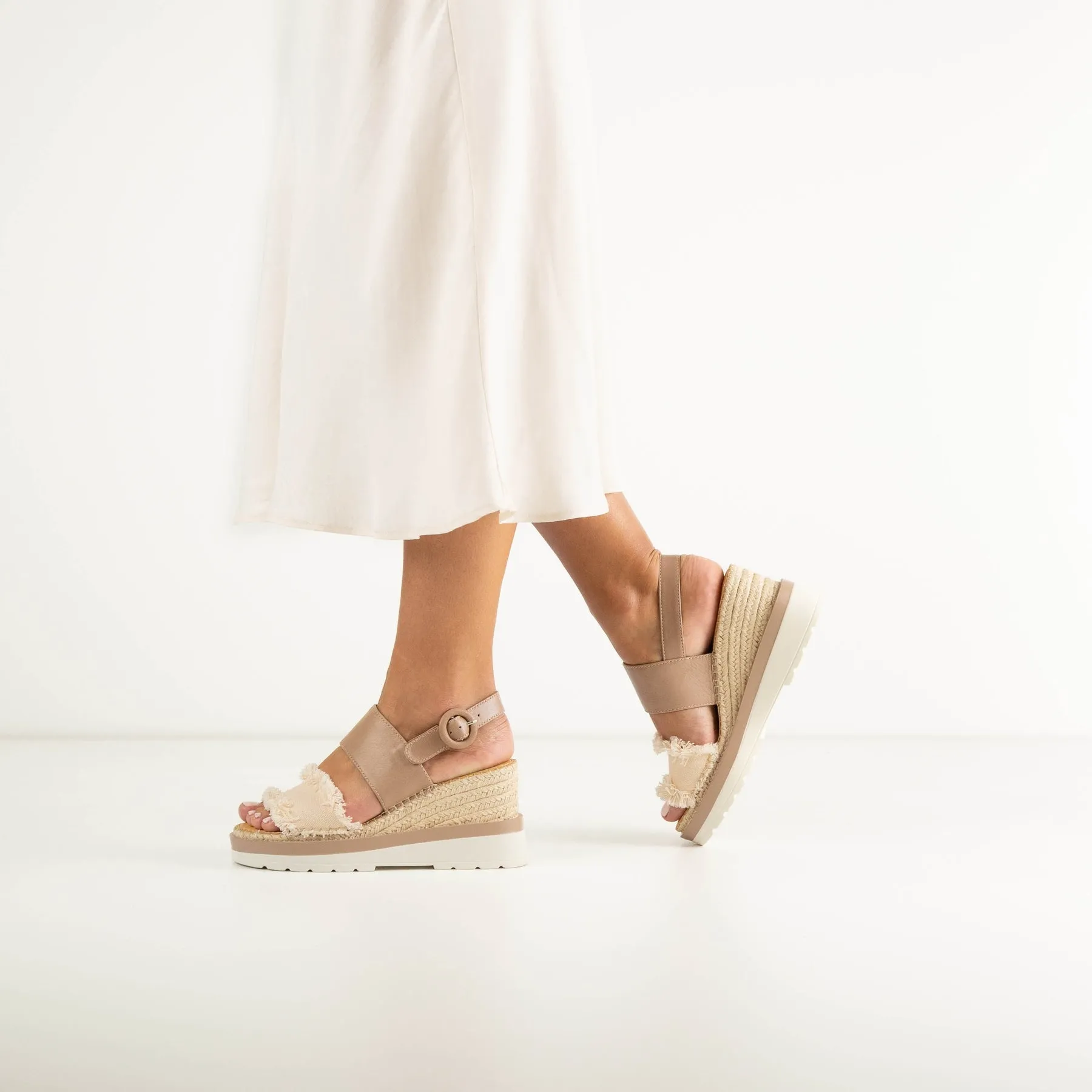 PRIYA ESPADRILLES SANDALS LEATHER