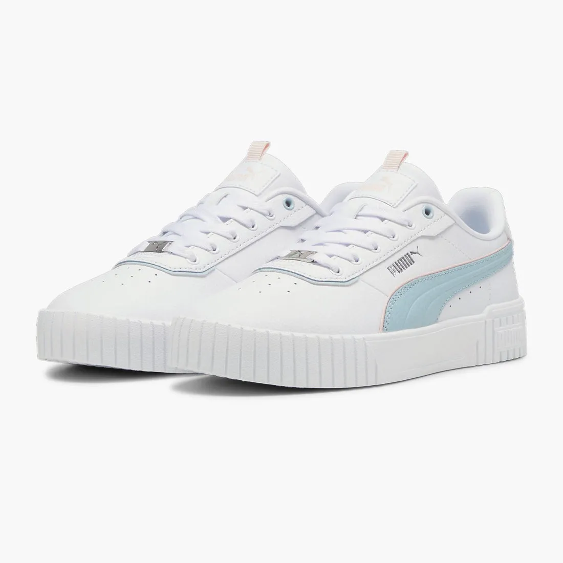 PUMA Carina 2.0 Lux Women's Lifestyle Shoes White Blue