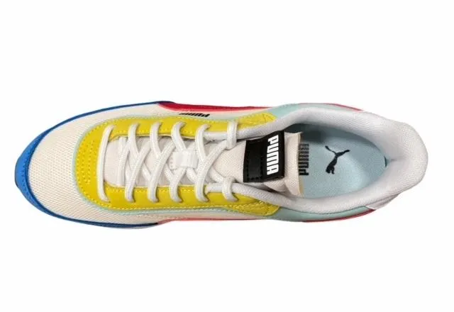 Puma scarpa sneakers da uomo Future Rider Icons 380723 01 caramello giallo celeste