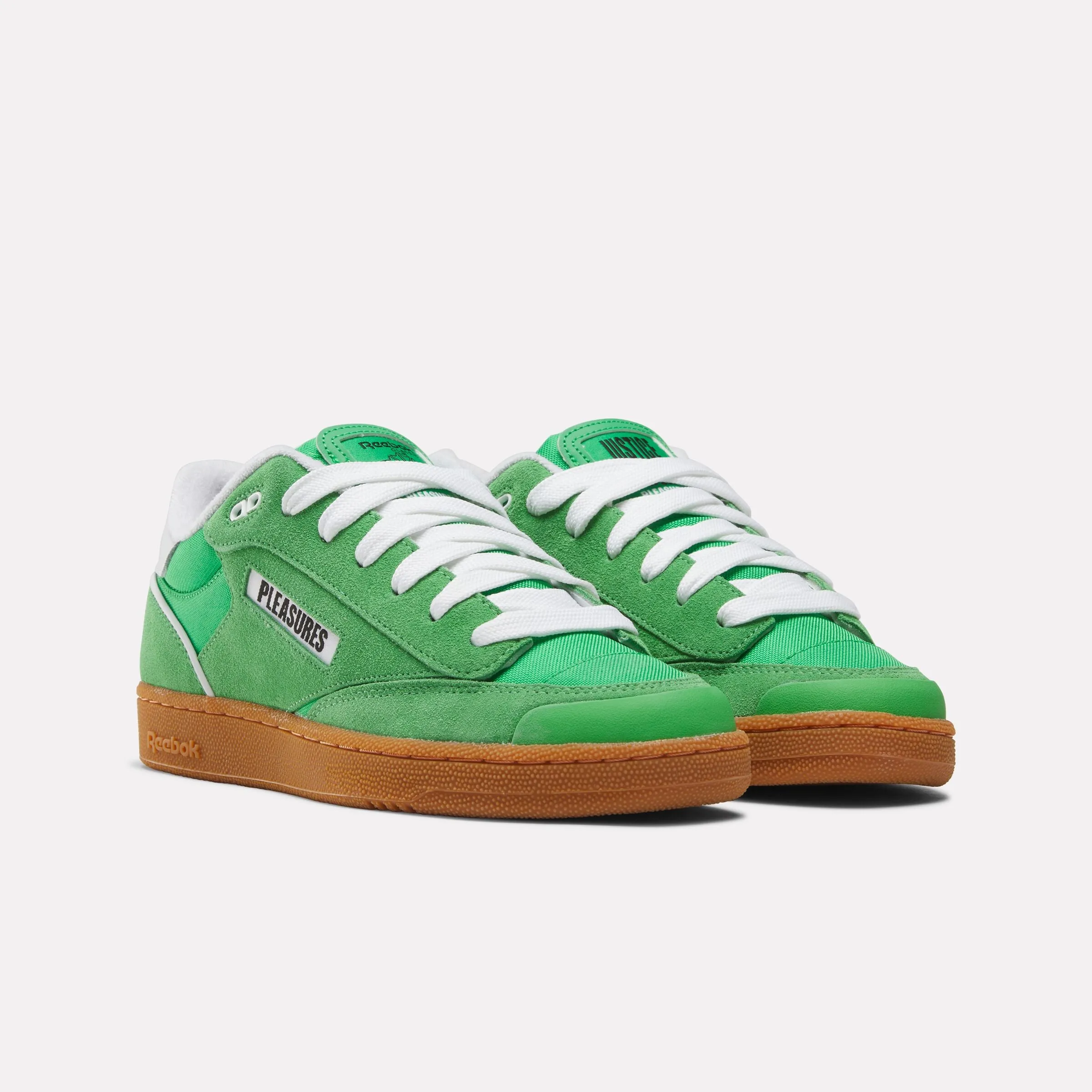 Reebok X Pleasures Club C Bulc Sportgreen/Green/White