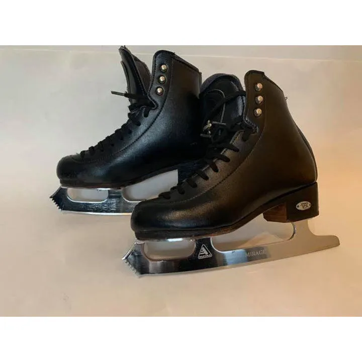 Riedell 25 Boot Size 1.5 /Jackson Mirage Blade Set - USED