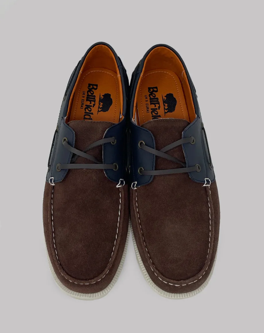 RIPLEY MEN’S BOAT SHOE | CHOCOLATE