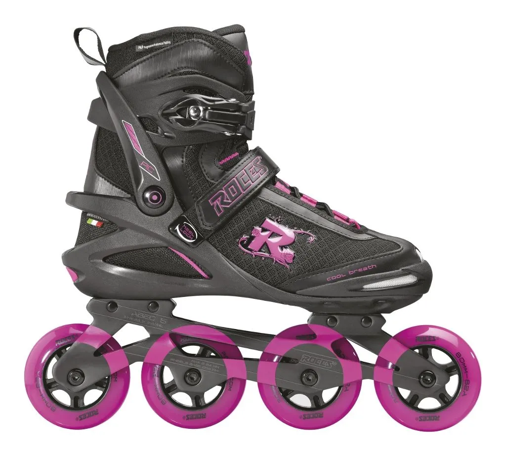 Roces Pic W Tif Inline Skates Complete - Black/Fuchsia