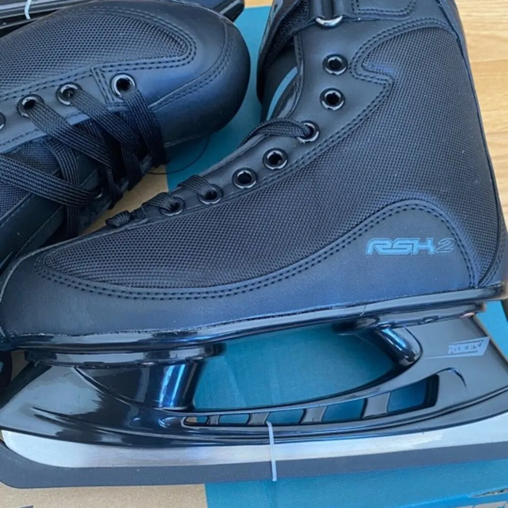 Roces RSK 2 Ice Skates Black - Size 6, 7, 9 Only - Sale