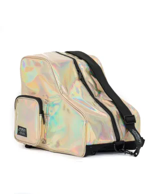 Roller Skate Backpack | Freewheelin' | Laser Rose Gold