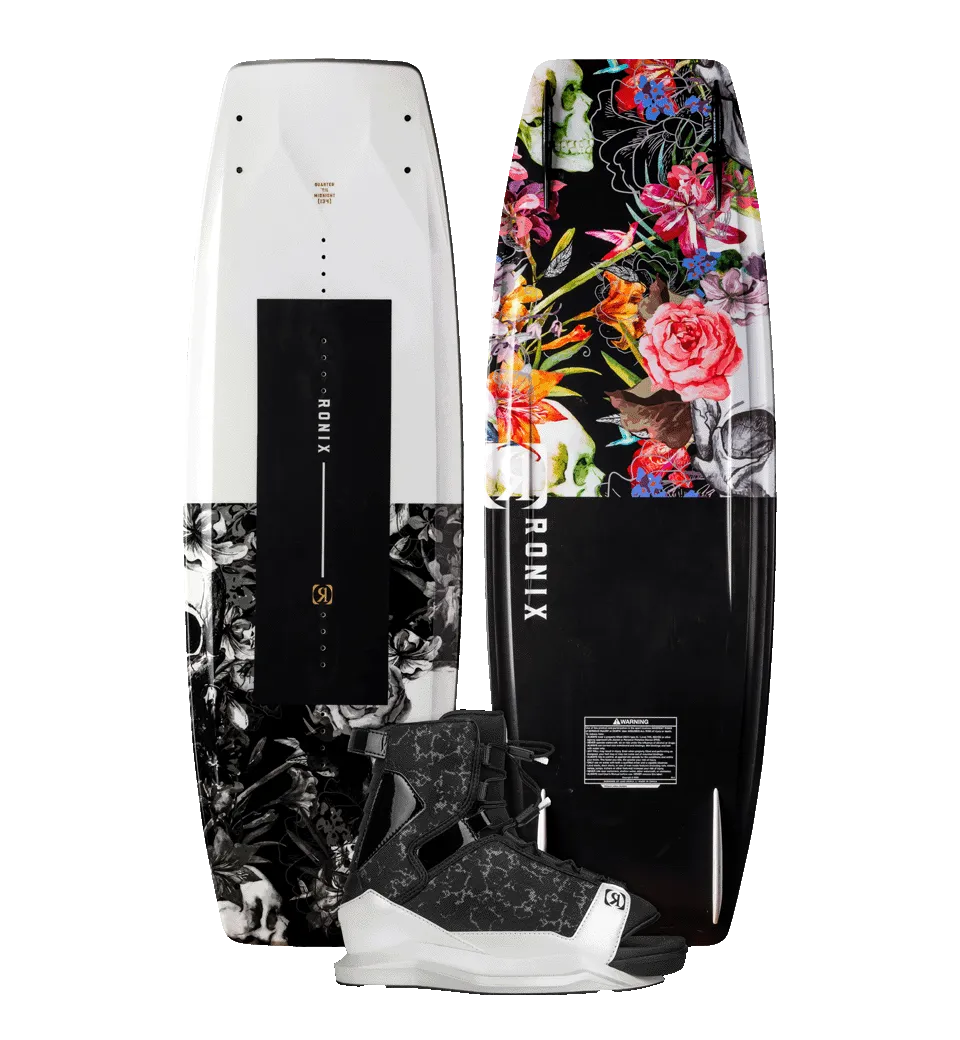 Ronix Women's Wakeboard Package - Quarter 'Til Midnight w/ Halo Boots | Sale!