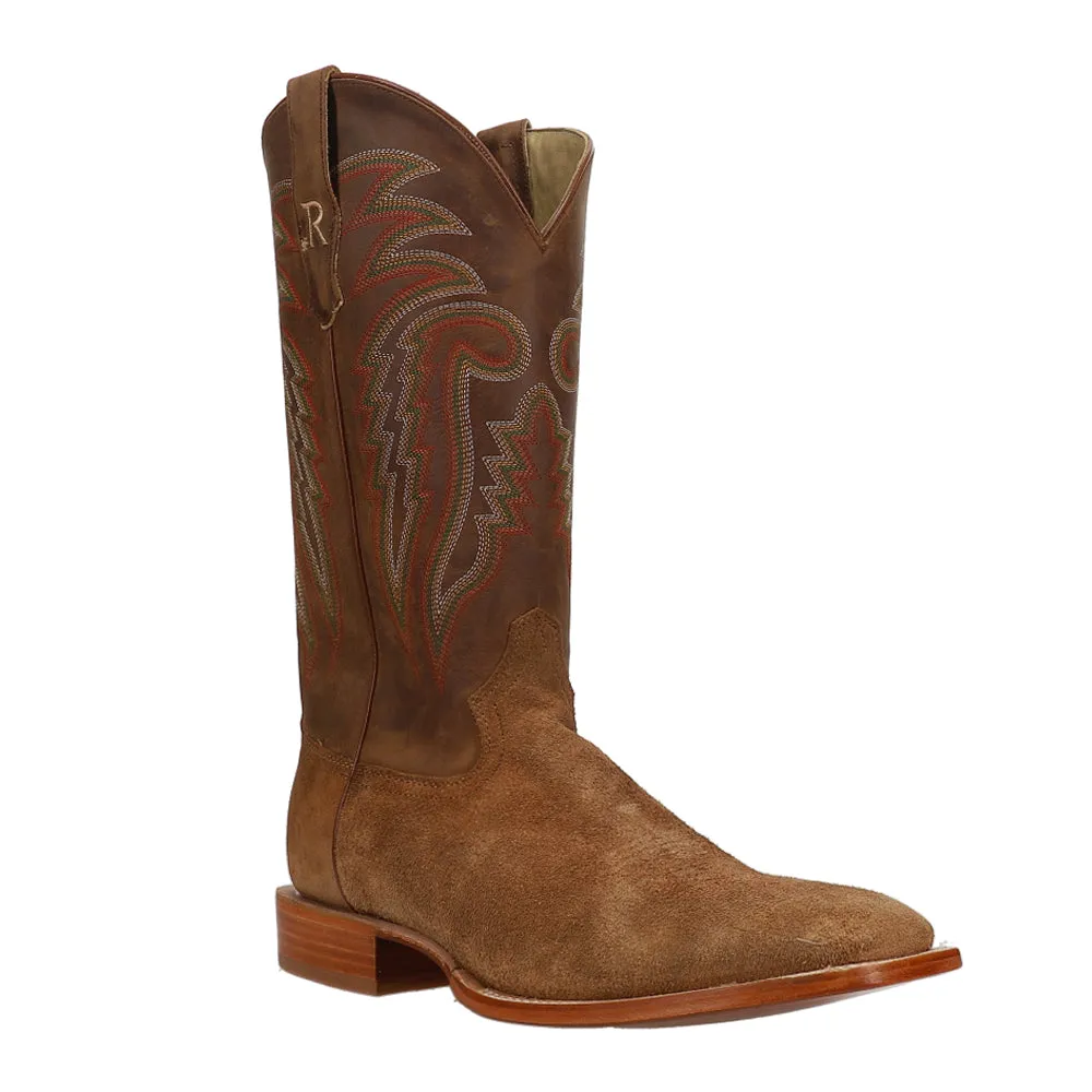 Rough Out Wide Square Toe Cowboy Boots