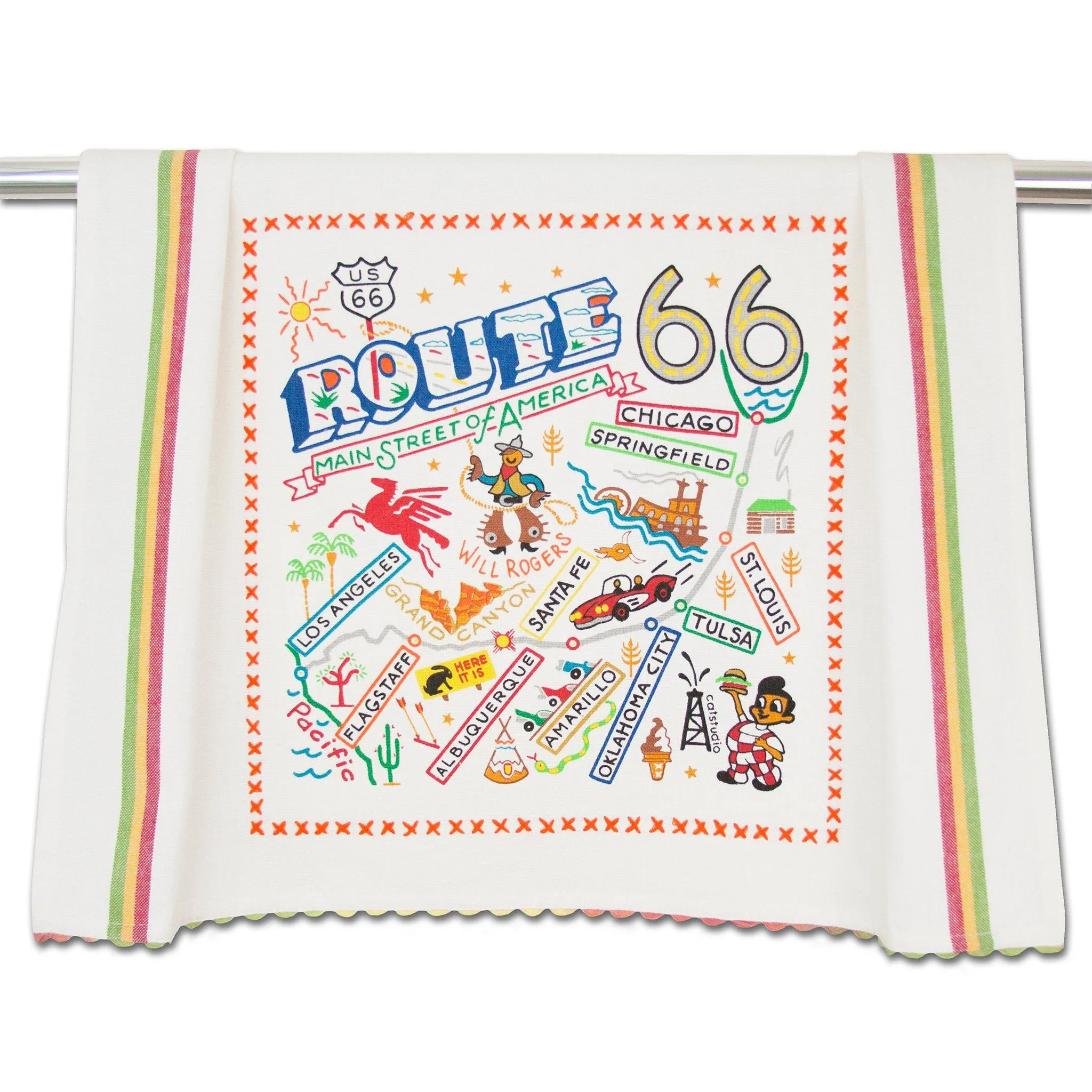 Route 66 Dish Towel