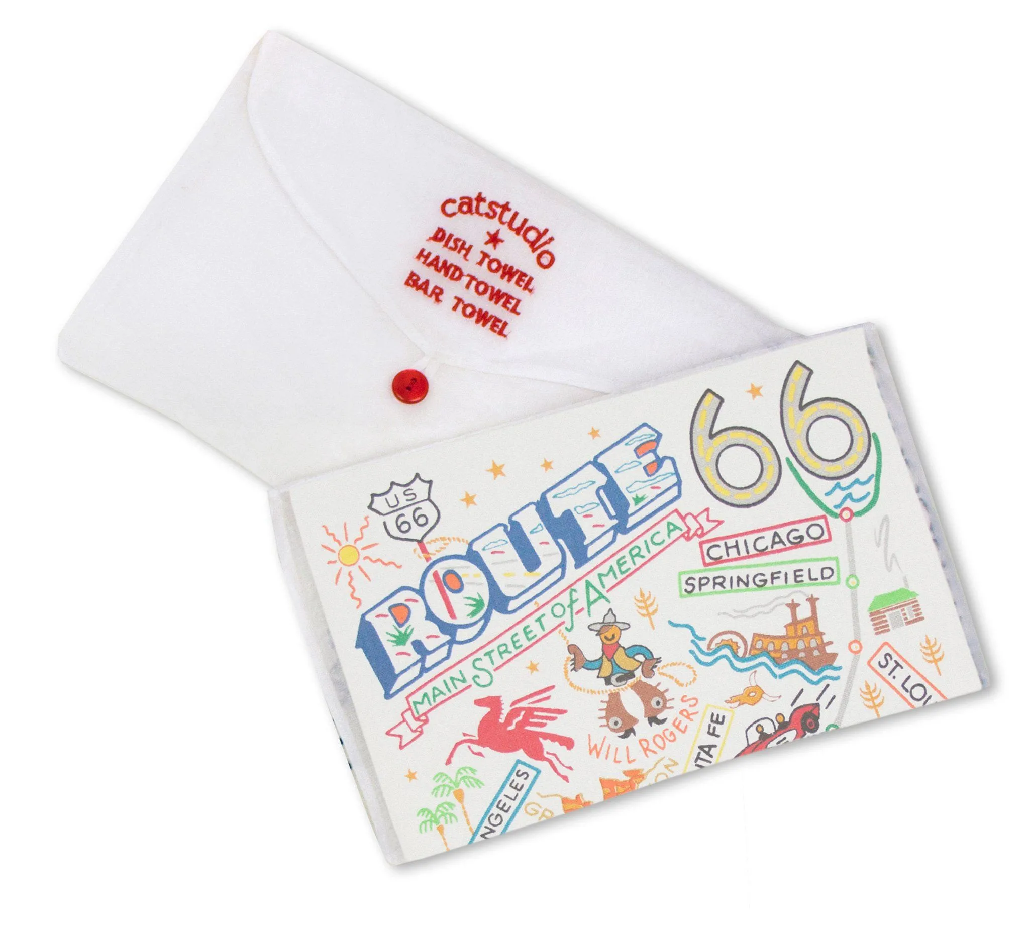 Route 66 Dish Towel