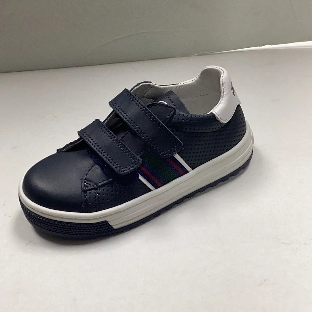 SALE SP24 Naturino Seam VL Double Velcro Stripe Classic Combo Sneaker