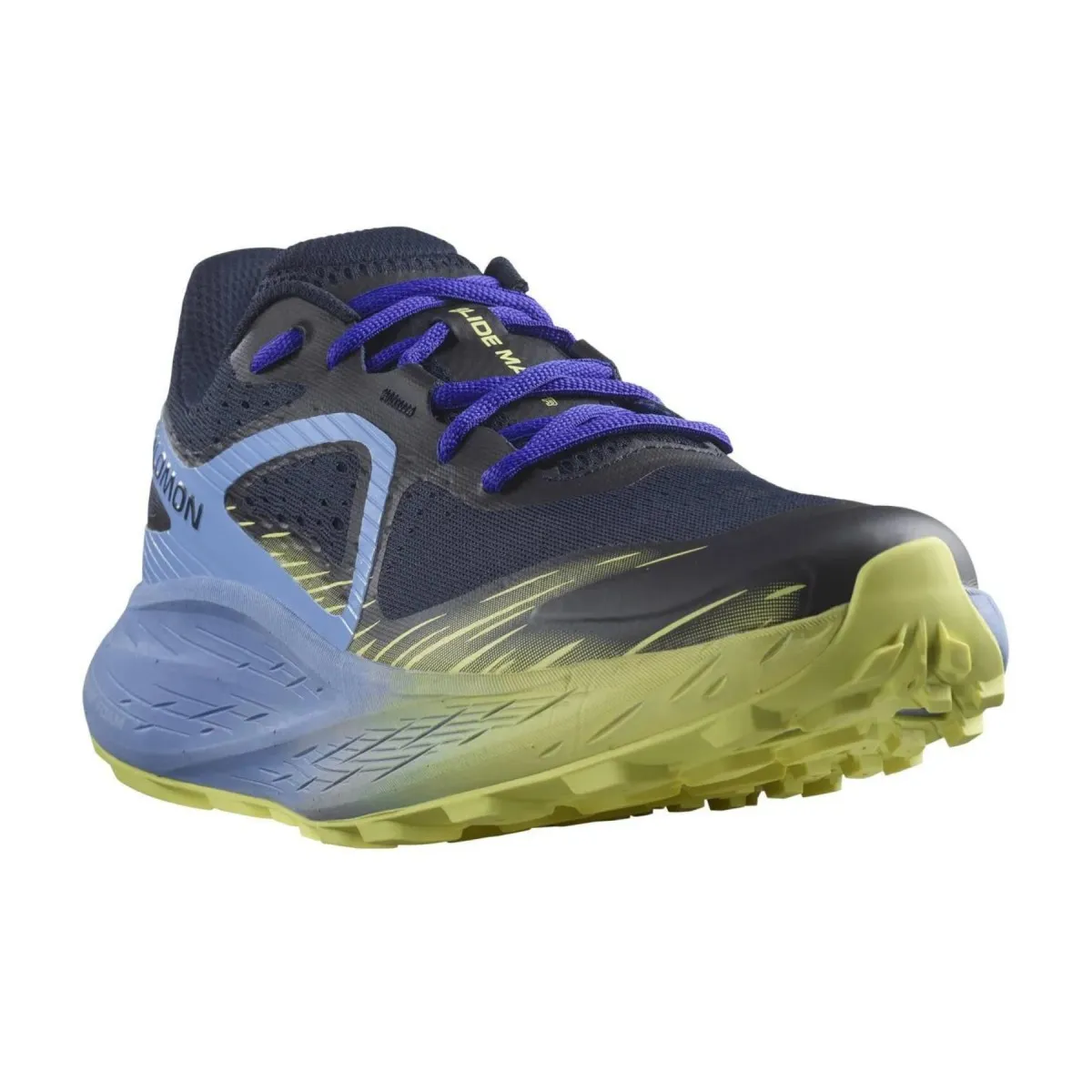 Shoes Salomon Glide Max TR Blue Yellow