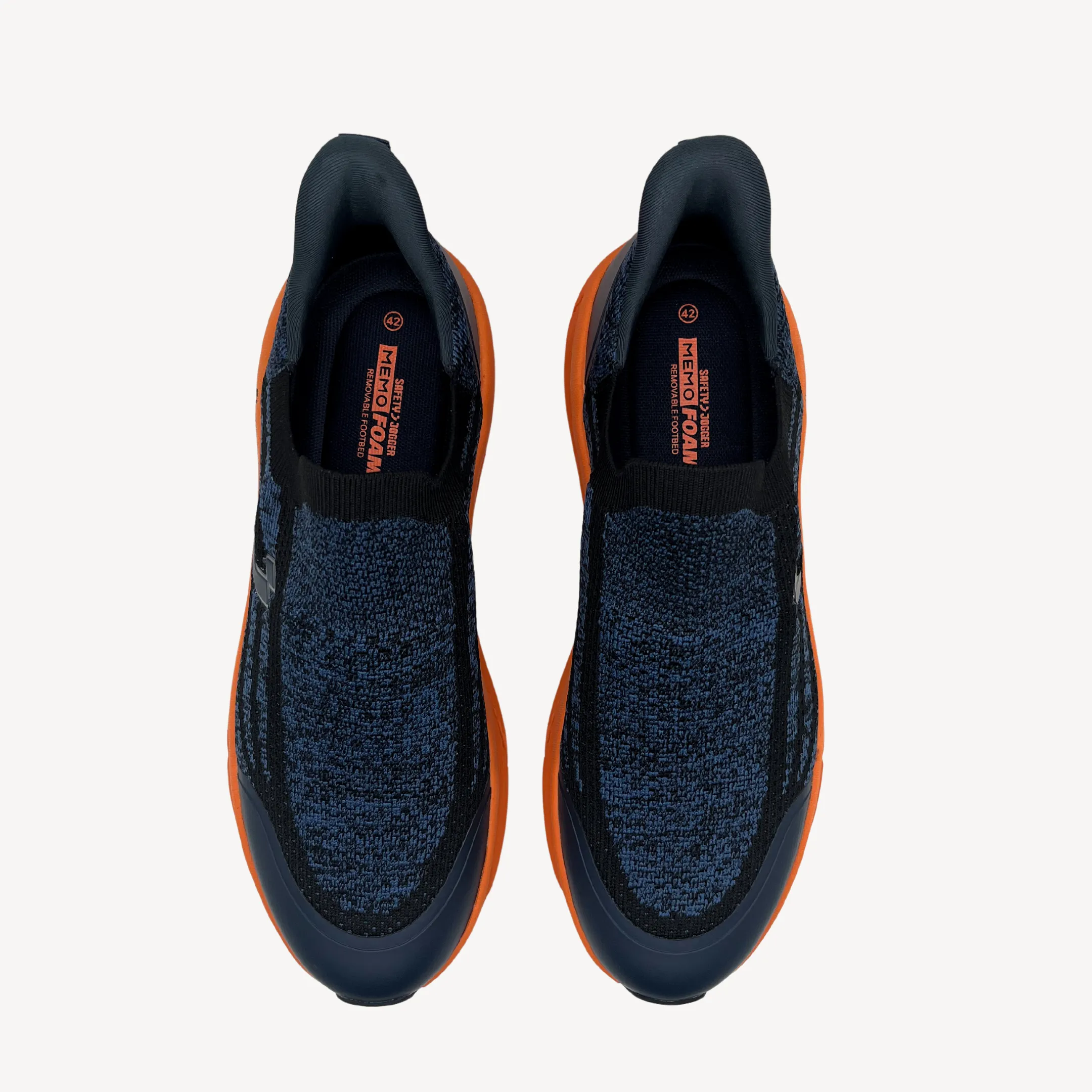 SJ Cushion Slip On Men Navy Orange