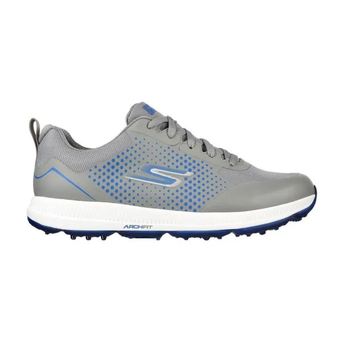 Skechers Men's Elite 5 Sport MD Spikeless Golf Shoes - Gray/Blue