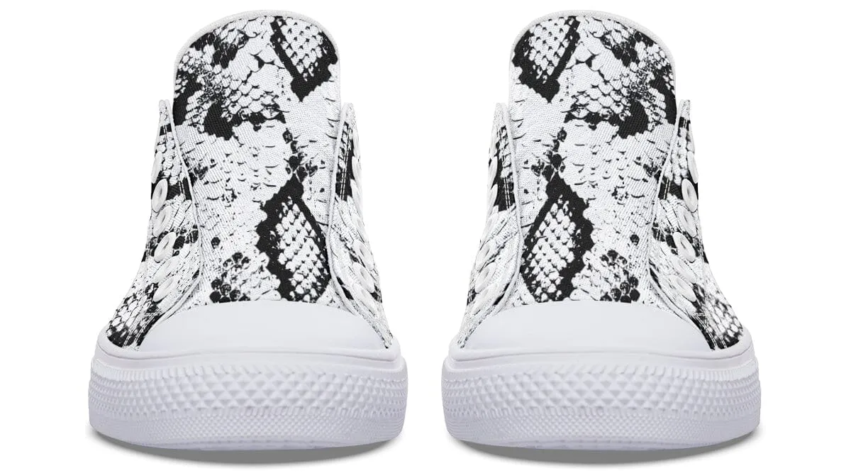 Snake Skin Low Top Shoes