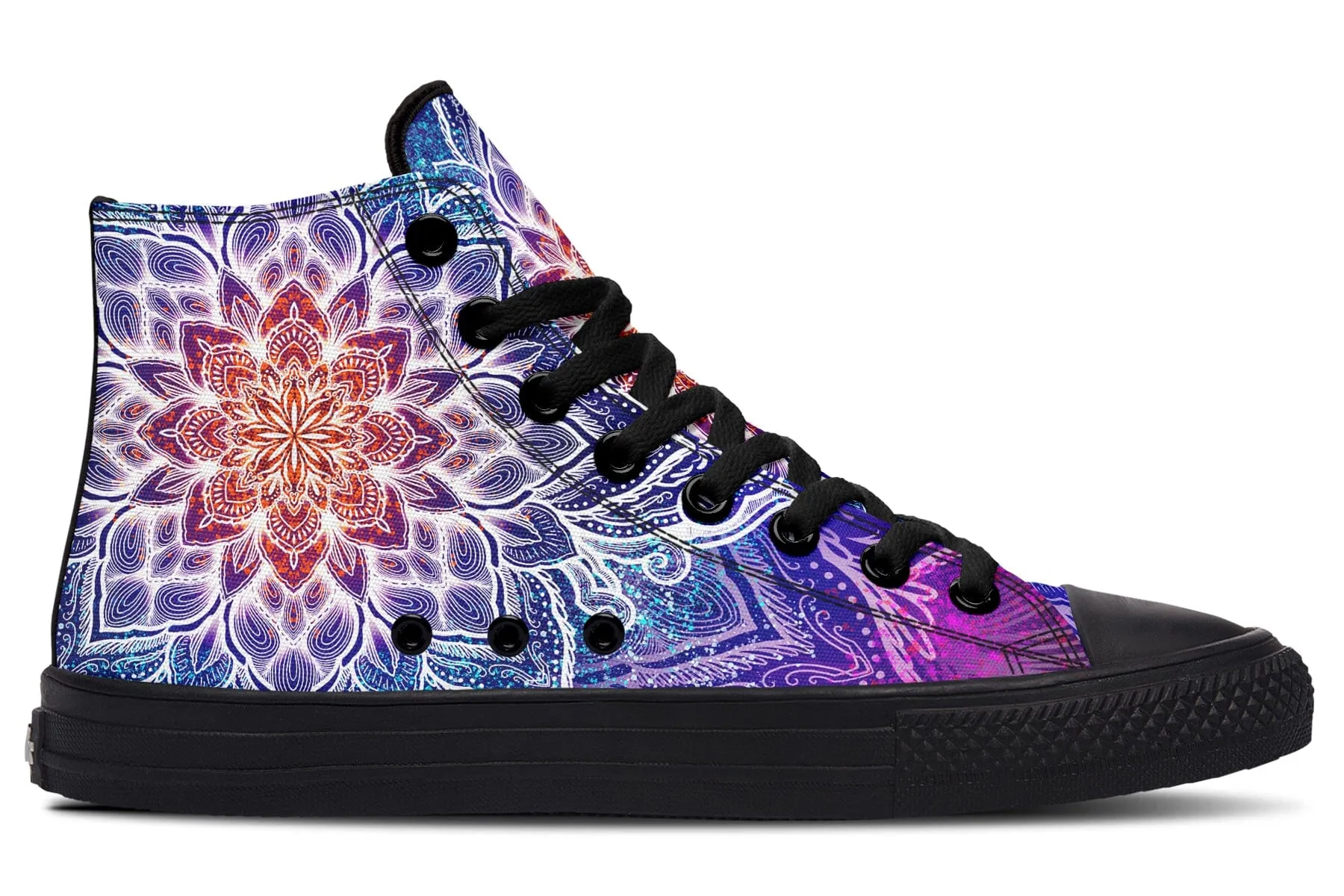 Spark Of Joy Mandala High Top Shoes