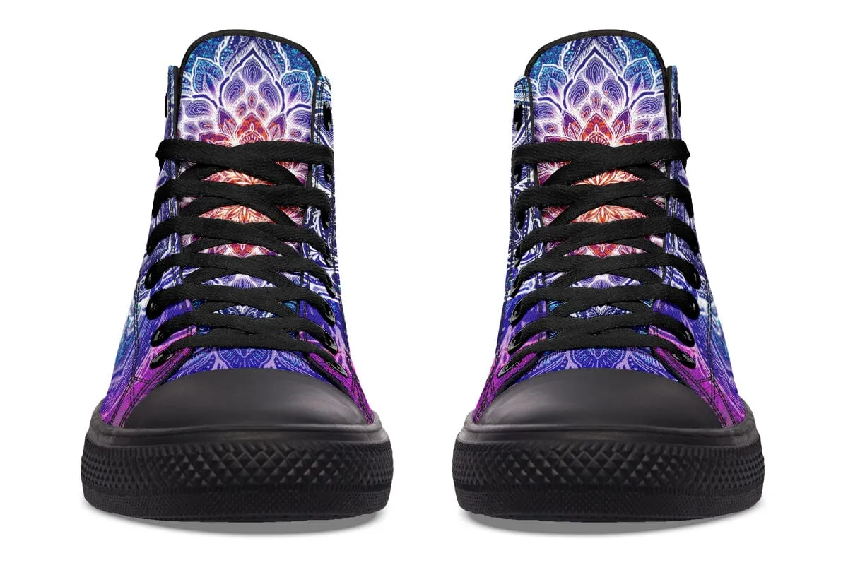 Spark Of Joy Mandala High Top Shoes