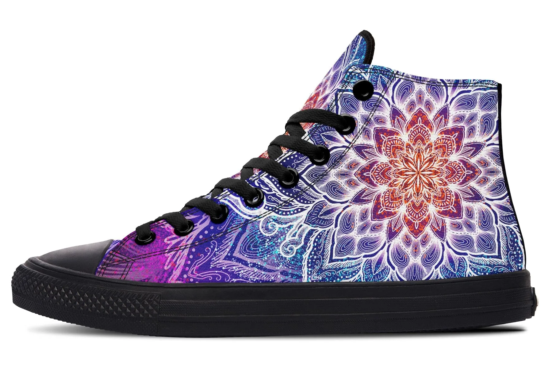 Spark Of Joy Mandala High Top Shoes