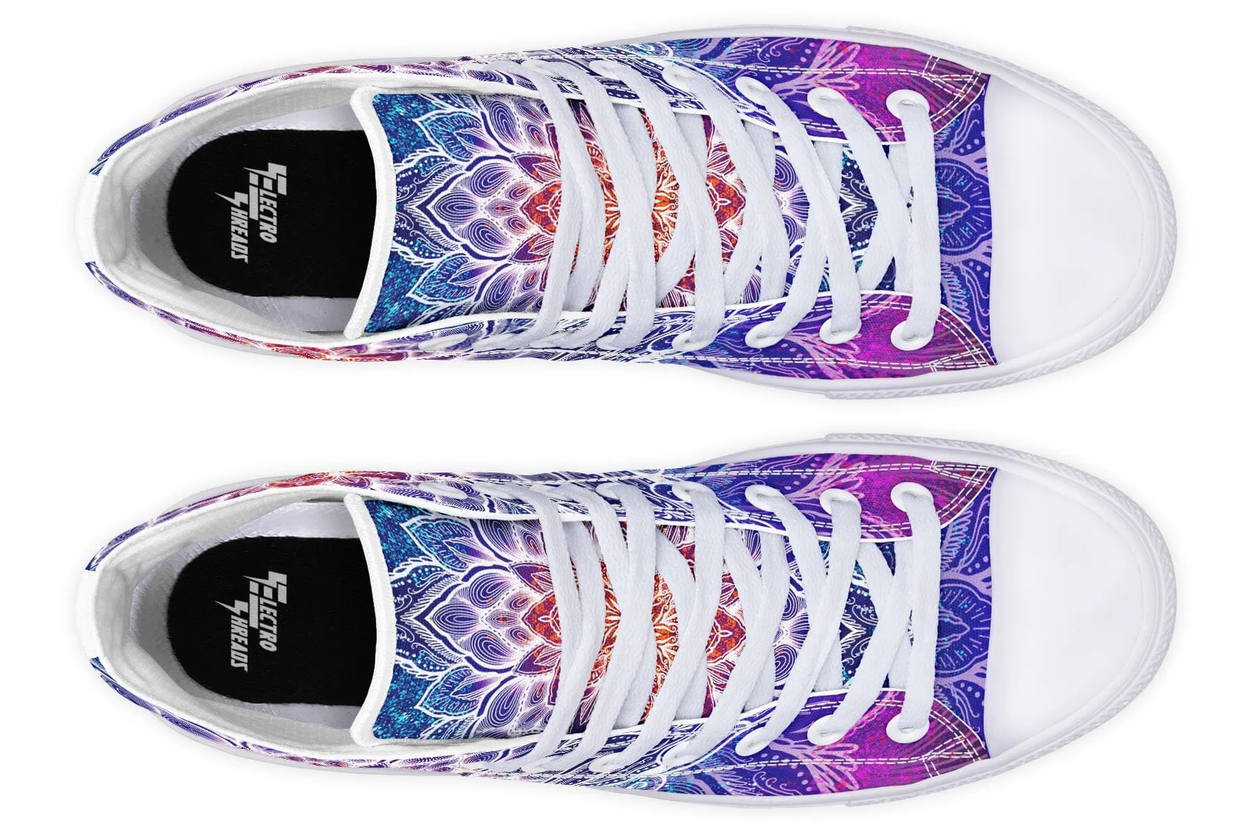 Spark Of Joy Mandala High Top Shoes