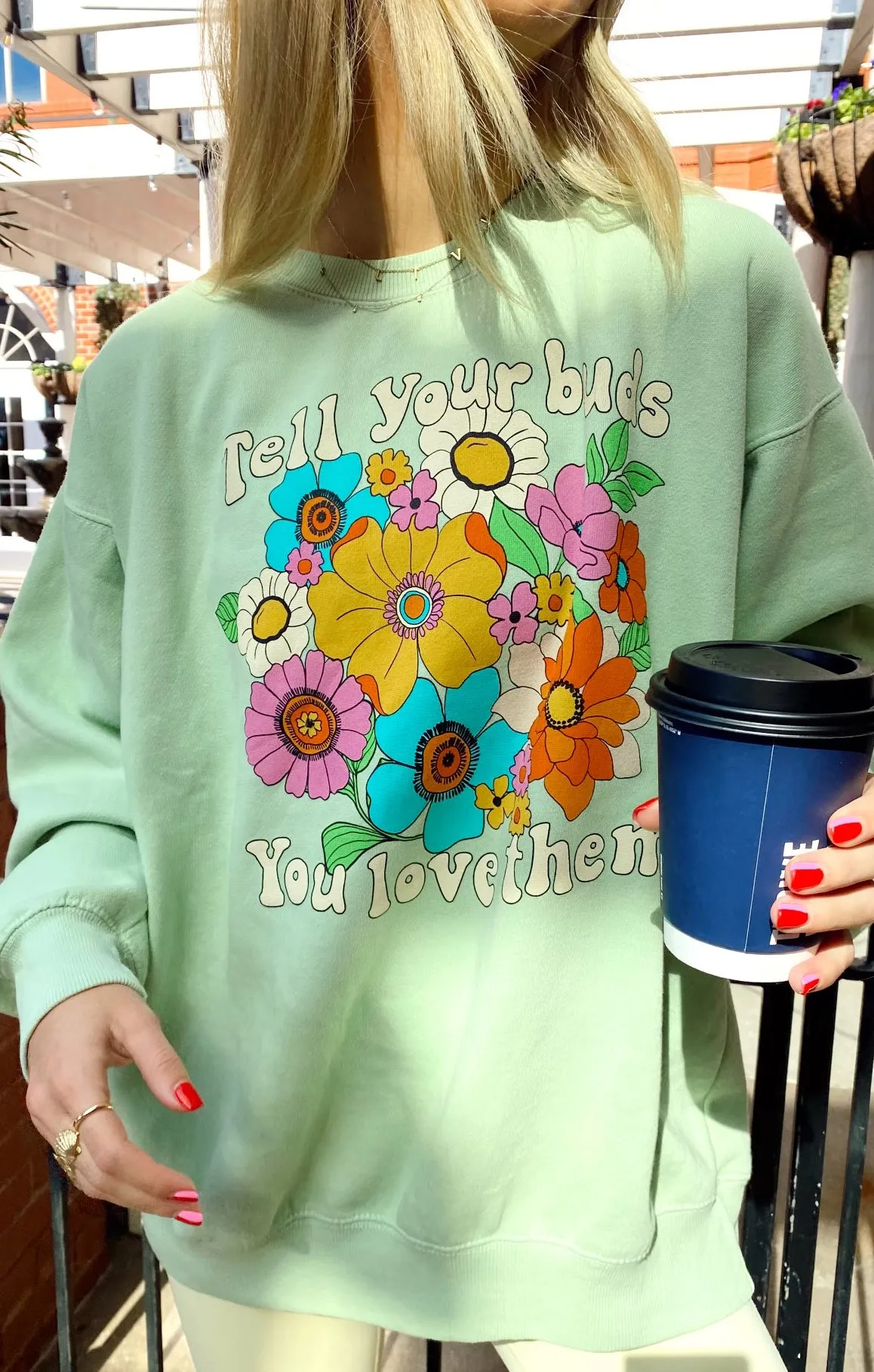 Stanley Sweatshirt ~ Flower Market Graphic