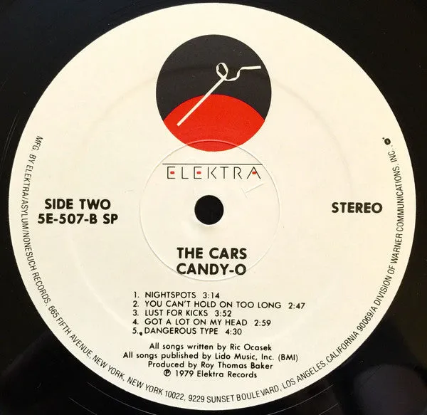 The Cars - Candy-O (LP, Album, RE, SP) (M)