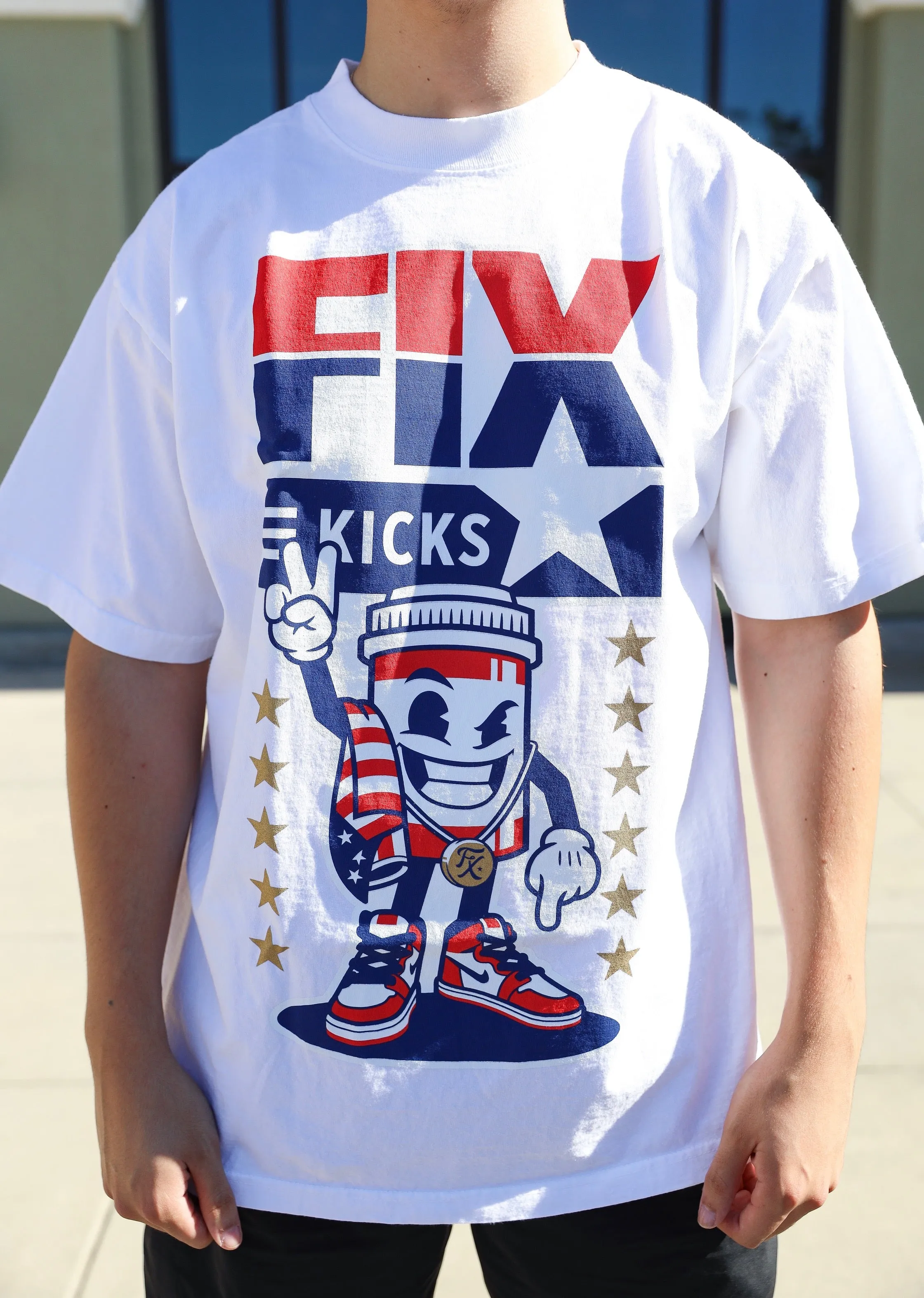 The Fix Kicks "Dream Team" White Shirt