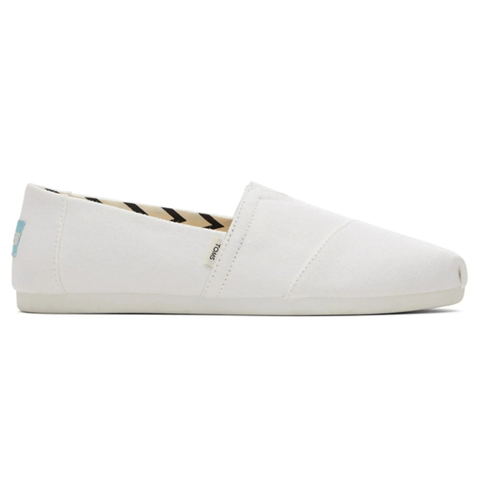 TOMS Alpargata 100% Cotton Women's White Espadrilles