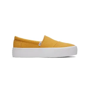 TOMS Alpargata Fenix Platform Slip-On Women - Mango Washed Canvas Sneaker