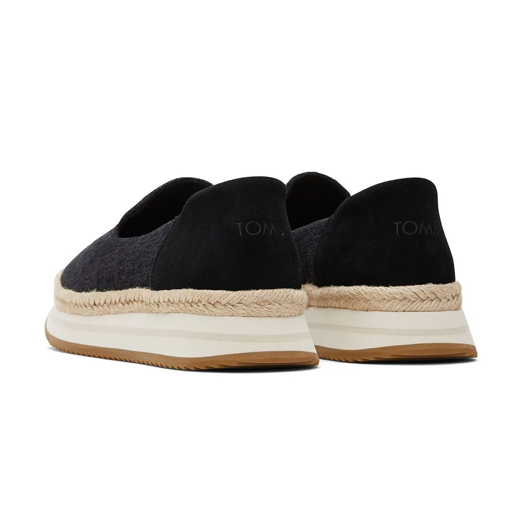 Toms Jocelyn Sneakers  Women - Black Two Tone Slub/Suede