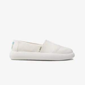 Toms | WMN'S MALLOW ALPARGATA  { WHITE