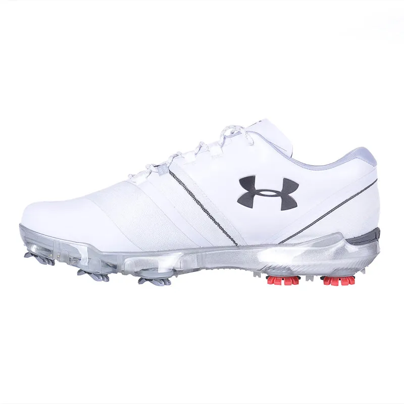 UNDER ARMOUR Spieth 3 Ee Men's Spiked Shoes (White/Grey)