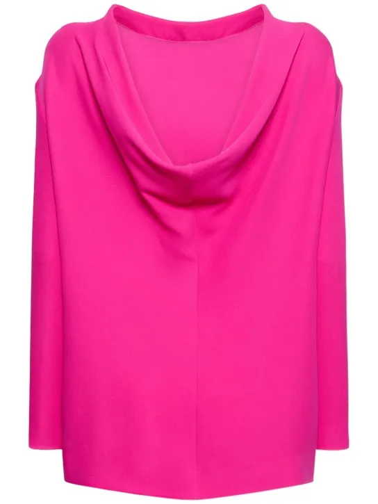 Valentino   Silk cady couture top 