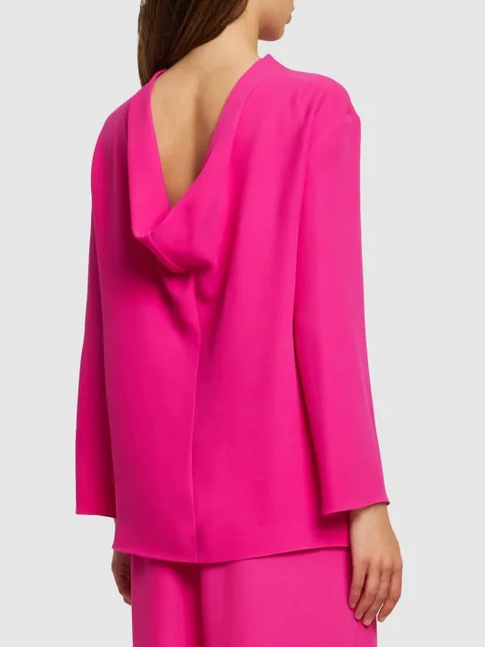 Valentino   Silk cady couture top 