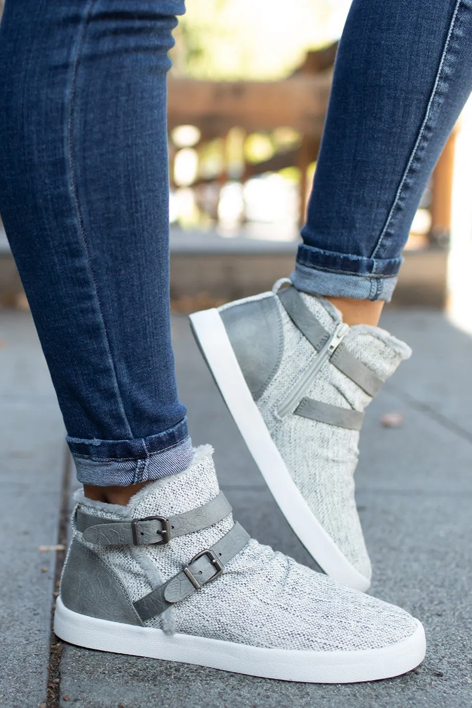 Very G Cher High Top Sneaker - Lt Gray