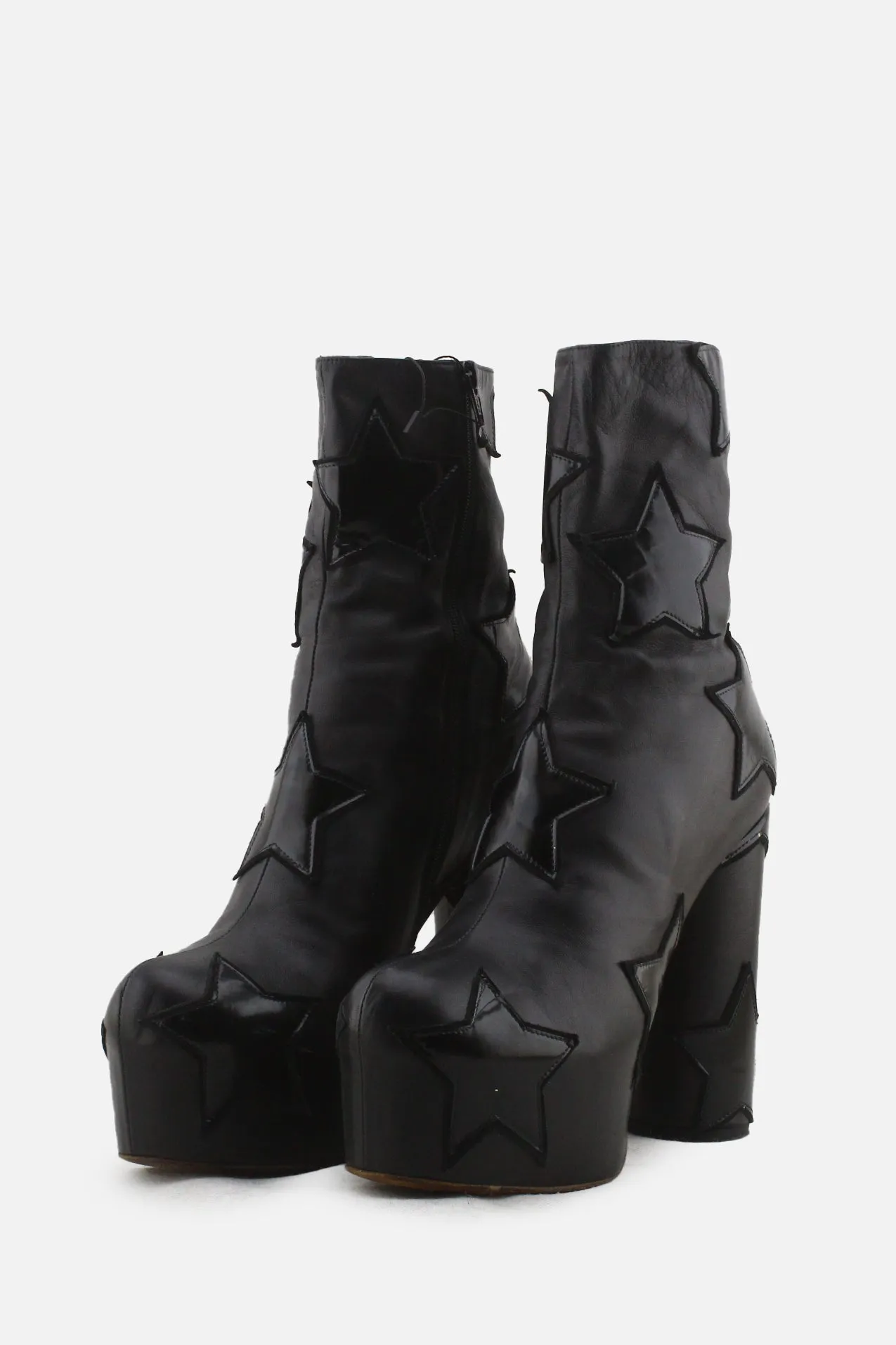 Vetements Zipper Platform Boots | 100% Authentic Leather