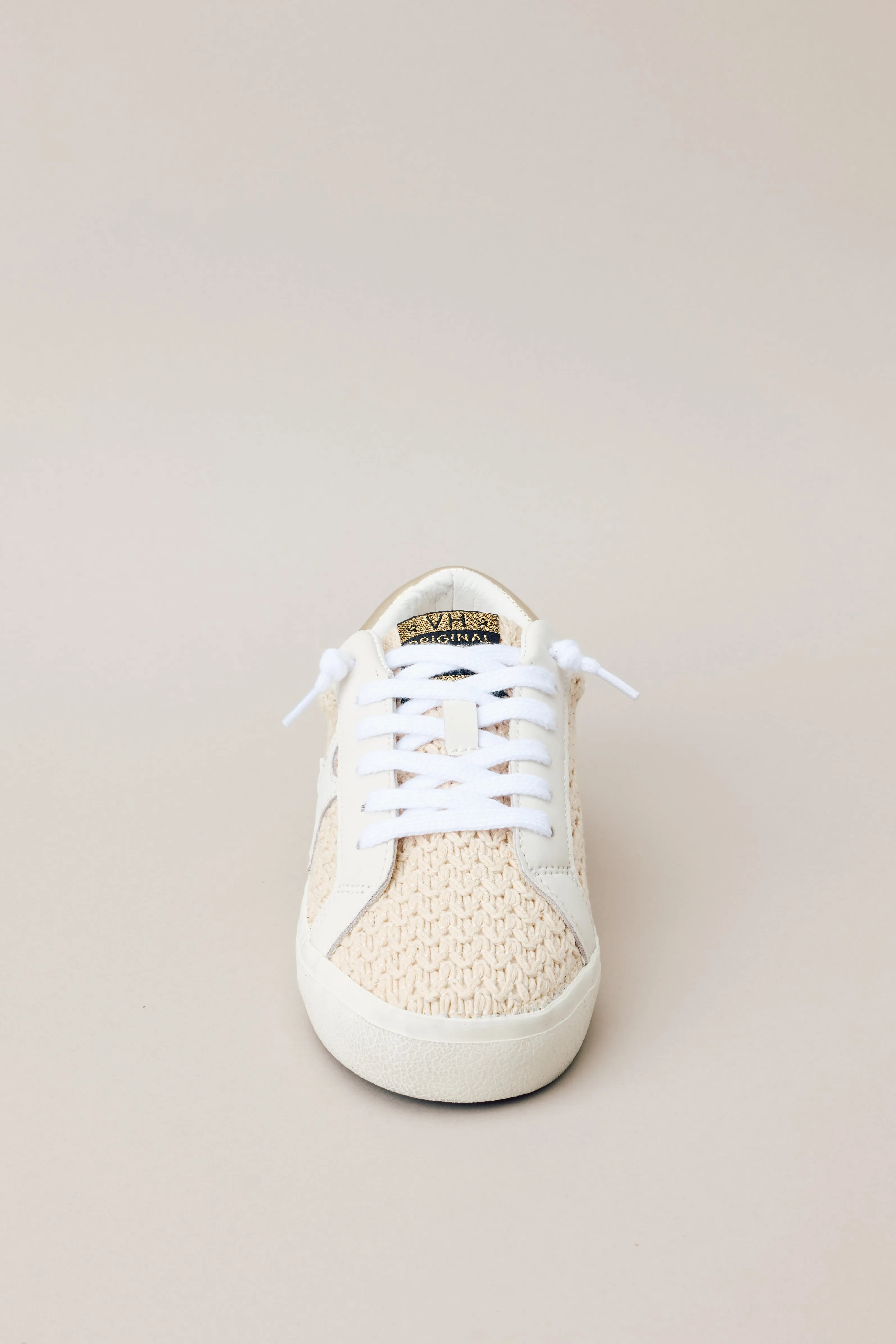 Vintage Havana Flair 43 Light Natural Crochet Sneaker