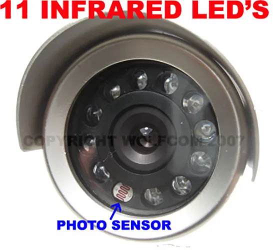 Weatherproof CCTV 11 infrared LED Night Vision 380TVL Surveillance Camera