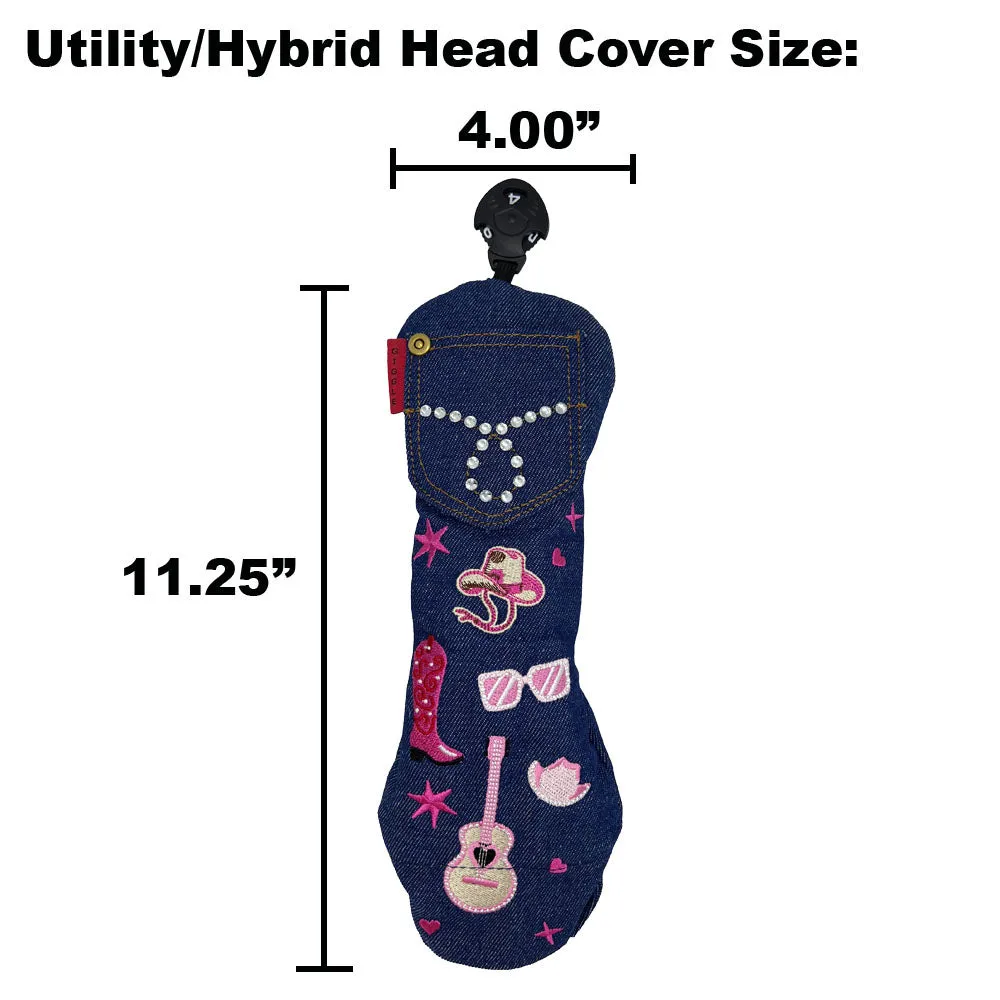 Western Denim Hybrid / Utility Head Cover