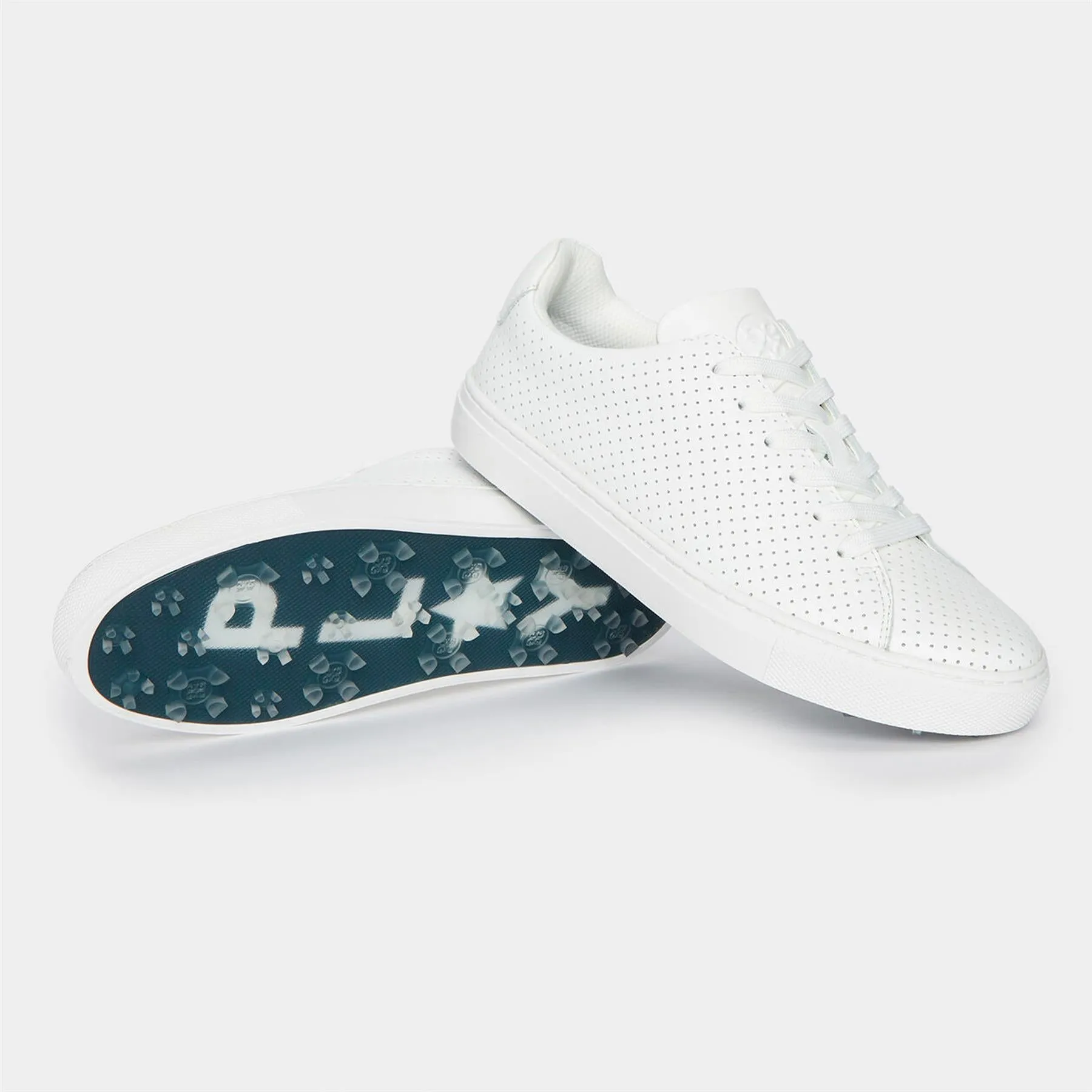 Womens Durf Perforated Leather Golf Shoe Snow - 2024