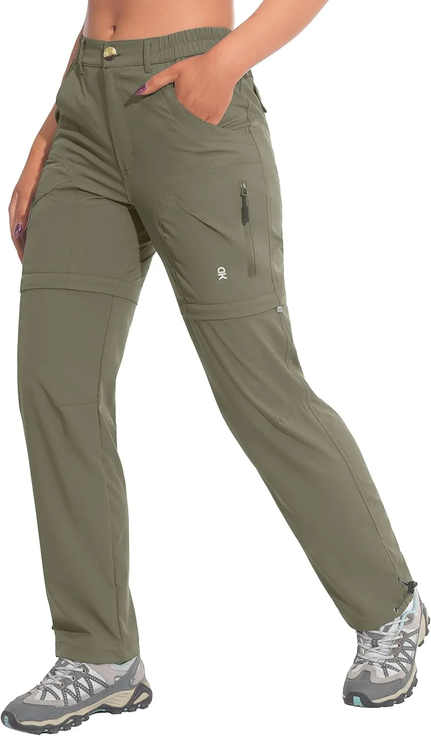 Women's Hiking Zip off Pants Quick Dry Convertible