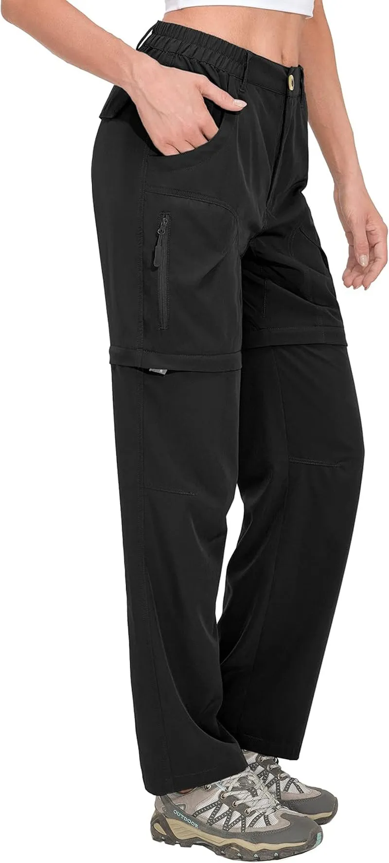 Women's Hiking Zip off Pants Quick Dry Convertible