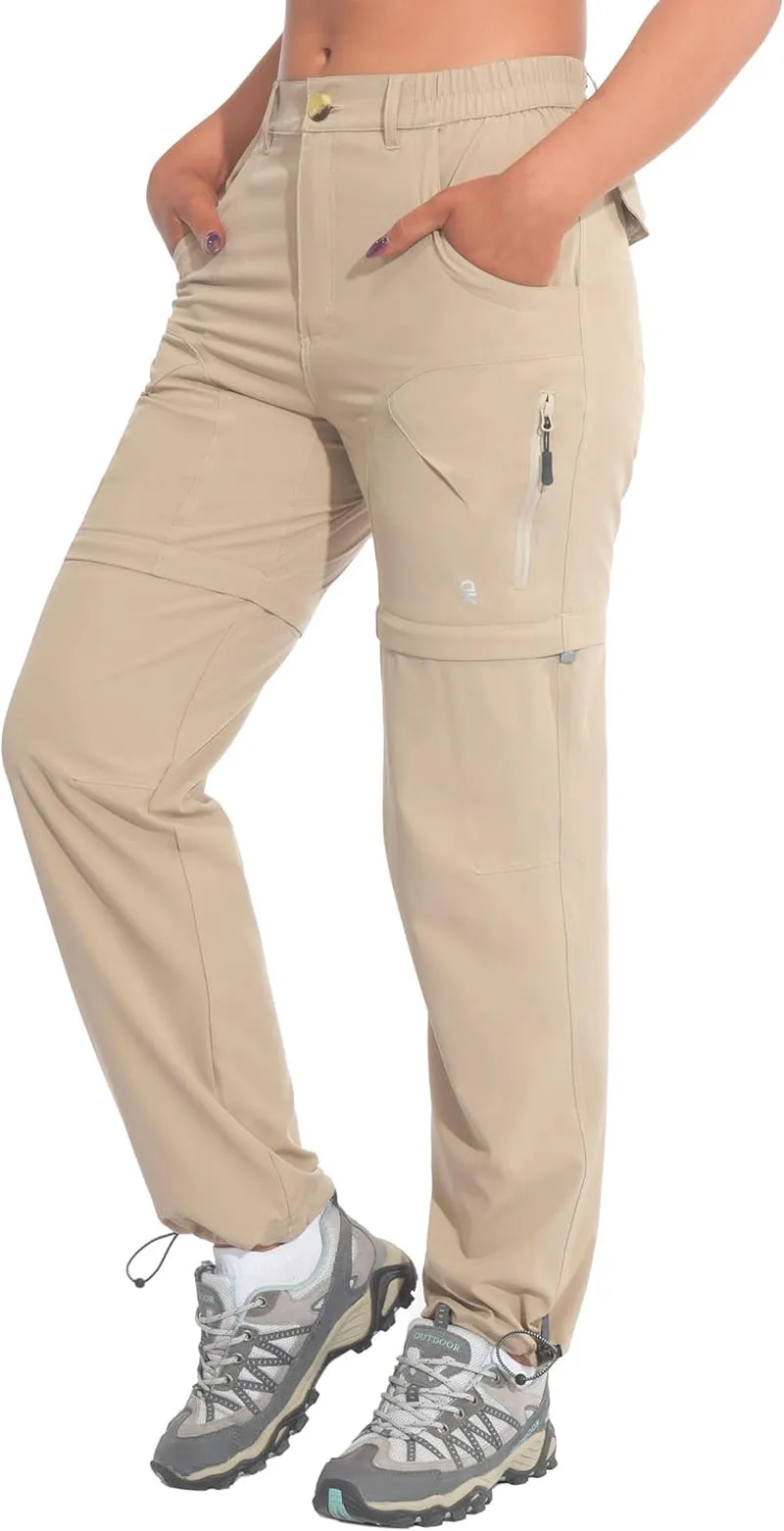 Women's Hiking Zip off Pants Quick Dry Convertible