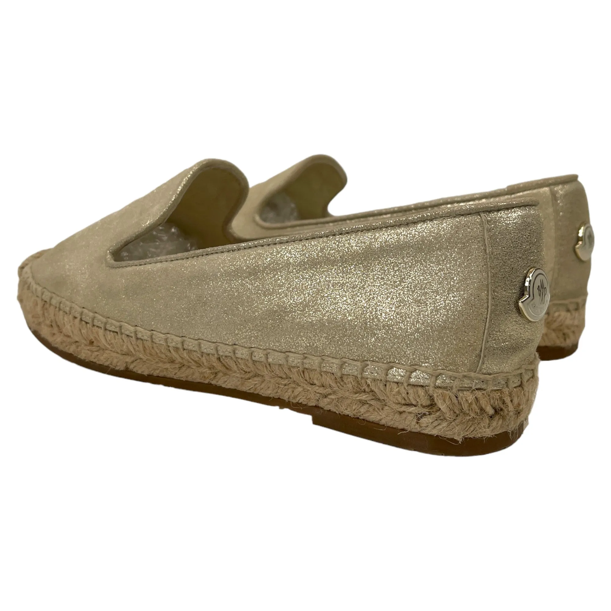 Women's Josette Lurex Espadrilles Gold Size EU 36 / UK 3